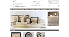 Desktop Screenshot of lklovelythings.co.uk